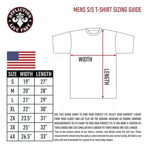 Remera Affliction American Customs - A Pedido_exkarg Gris 38 2