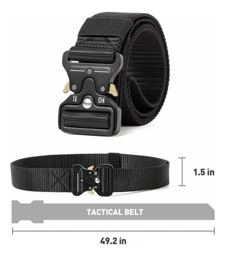 Cinturon Tactico Army Belt Quick - A Pedido_exkarg Negro Xxx 4