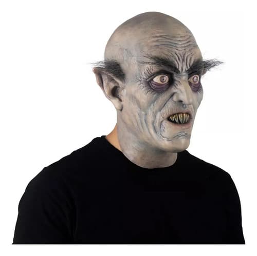 Máscara De Vampiro The Nosferatu Terrorífico Disfraz Terror Color Gris 2