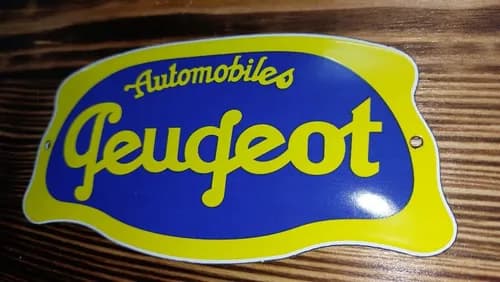 Cartel Decorativo Automobiles Peugeot - A Pedido_exkarg X 4