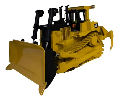 Cinta De Correr Caterpillar Para Tractor En Miniatura D10t 1:50 Diecast 85158, Amarilla Amarillo