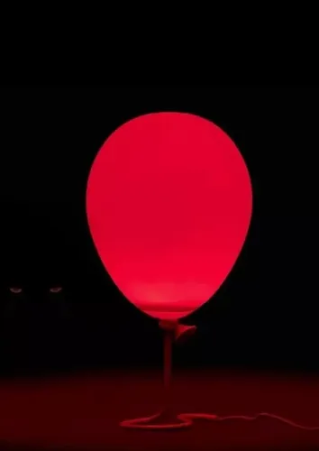 Lampara De Mesa Decorativa Pennywise It - A Pedido Rojo 2