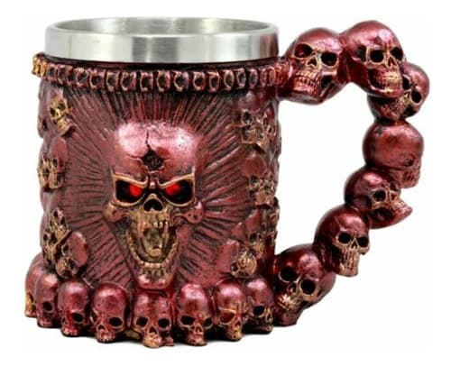 Taza De Cafe Ossuary Metallic Protruding - A Pedido_exkarg Rojo 4