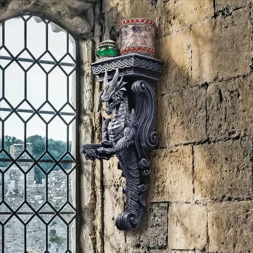 Escultura Decorativa Dragons Of Darkmoor - A Pedido_exkarg Negro 4