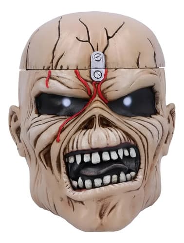 Caja Almacenamiento Iron Maiden Eddie - A Pedido_exkarg Beige / Negro / Rojo X