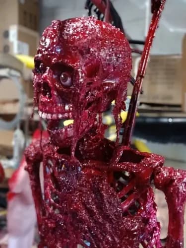 Esqueleto Sangriento Decoracion Halloween - A Pedido