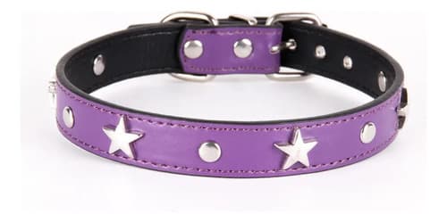 Correa Cuero Pu Para Cachorro - A Pedido_exkarg Rosa 5