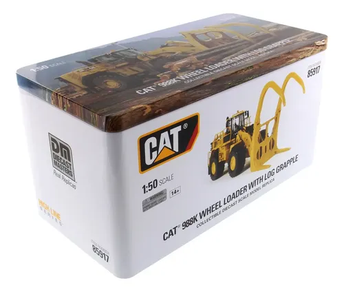 Cargadora De Ruedas Caterpillar 988k Escala 1:50 Diecast Masters Amarilla Amarillo 6