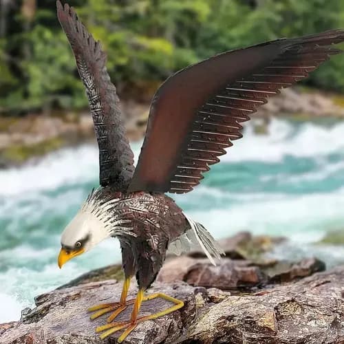 Estatua Aguila Americana - A Pedido_exkarg Negro 8