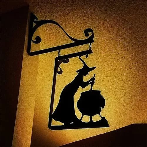 Cartel Colgante Witch Shape - A Pedido_exkarg Negro 4