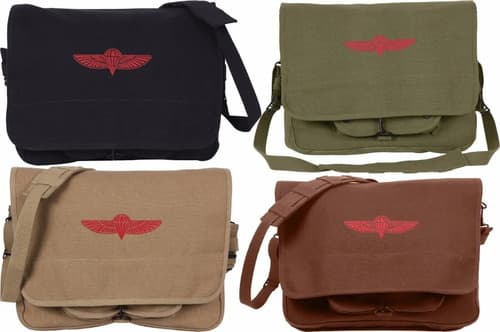 Morral Cartera Paratrooper Israeli - A Pedido_exkarg Negro 2