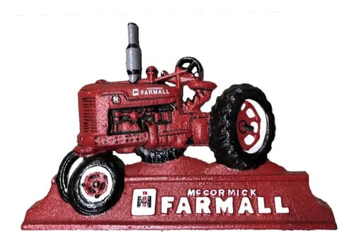 Tope De Puerta De Hierro Fundido Ih Farmall - A Pedido Rojo