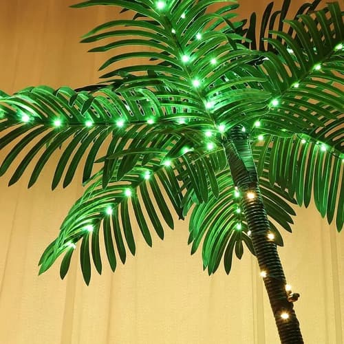 Luz Palmera Solar - A Pedido_exkarg Marrón 6