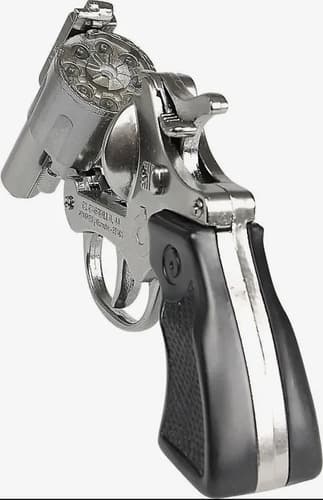 Revolver A Cebita  38 Snub Nose - A Pedido Plateado 2