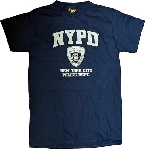 Remera Nypd Men's Officially Licensed - A Pedido_exkarg Azul M 3