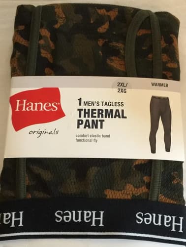 Calzoncillos Termicos Hanes Knitting Co. Thermal - A Pedido Camo 38 2