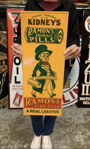 Cartel Antique Ramons Kidney Pills - A Pedido_exkarg Pills 2