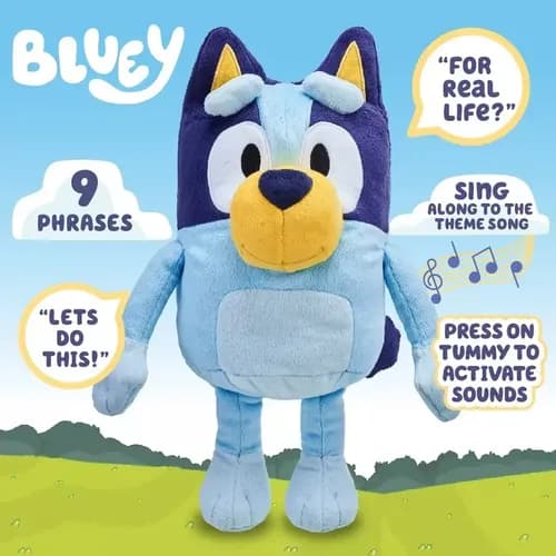 Muñeco Peluche Perro Bluey 13  Original_exkarg Azul 2