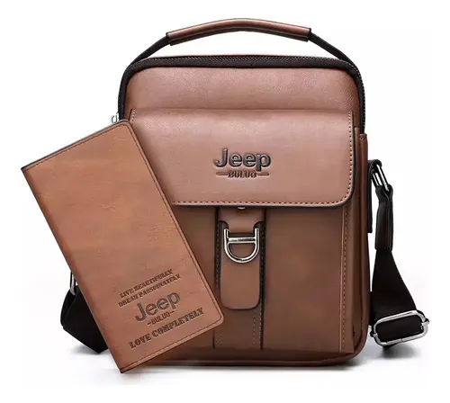 Morral + Billetera Jeep Original - A Pedido_exkarg Marrón 2