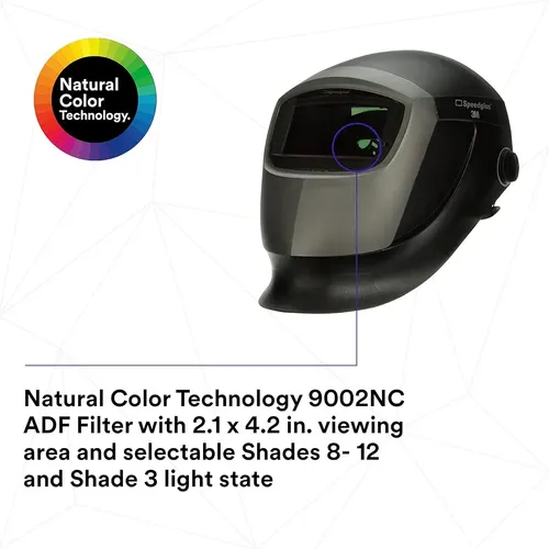 Casco De Soldadura Con Filtro Automático Y Diseño Ergonómico Negro Lisa 5