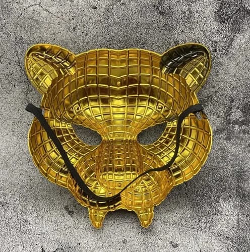 Mascara Golden Tiger Vip Juego Del Calamar - A Pedido_exkarg Dorado 4