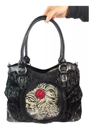 Cartera Goth Steampunk Black - A Pedido_exkarg Negro Dorado 6