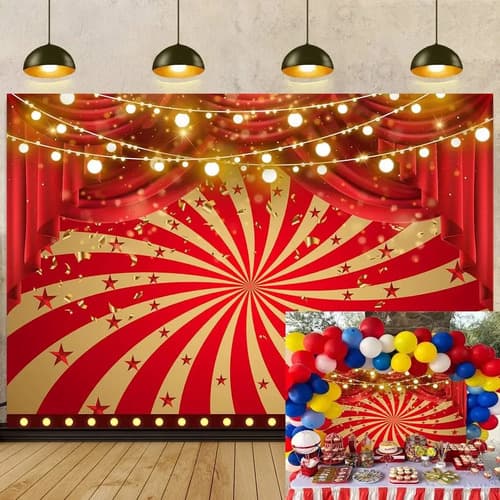 Fondo Fotrografico Red Carnival - A Pedido_exkarg Circo 4
