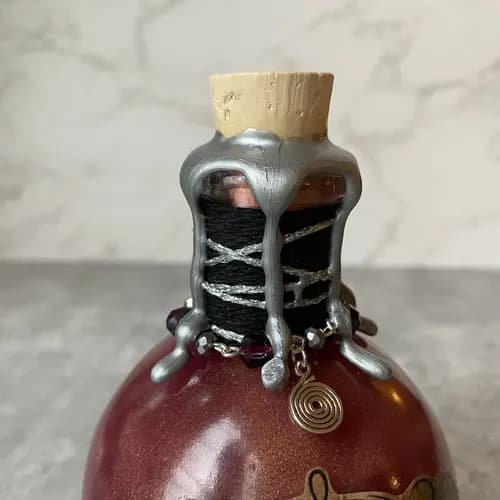 Botella Decorativa Elixir Of Chaos - A Pedido Marrón 3