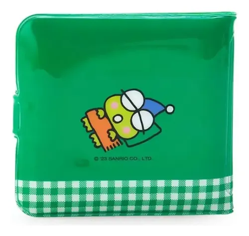 Billetera Sanrio Kerokerokeroppi Flat Kun - A Pedido_exkarg Verde 3