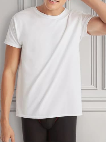 Pack Hanes Remeras Para Hombre Comfortsoft - A Pedido_exkarg Blanco M