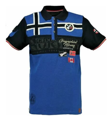 Chomba Geographical Norway Karadock Polo - A Pedido_exkarg Azul S 2