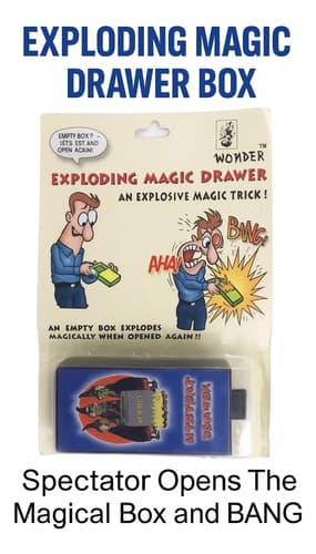 Caja Magica Explosiva De Broma - A Pedido_exkarg Azul 6