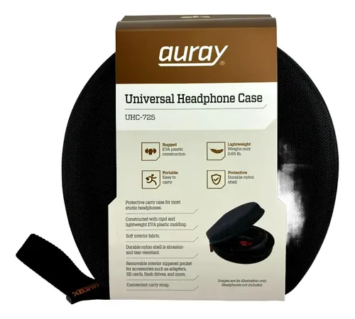 Estuche Universal Auriculares - A Pedido Negro