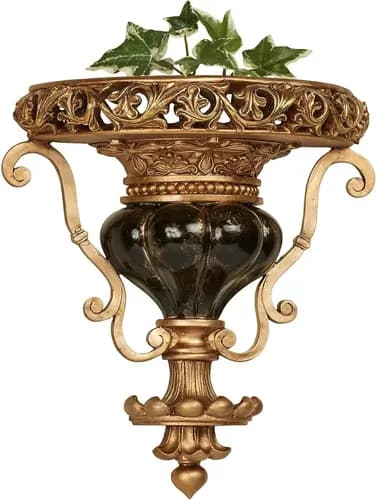 Estante De Pared Chalmette - A Pedido_exkarg Dorado 3