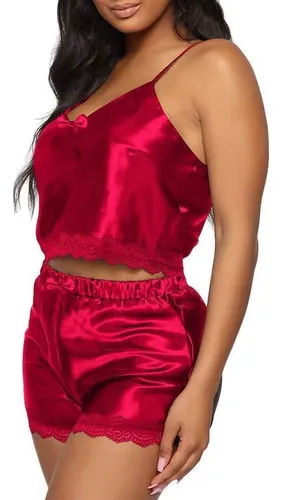 Pijama De Mujer Lace Pajamas Sets - A Pedido_exkarg Negro Xxx 3