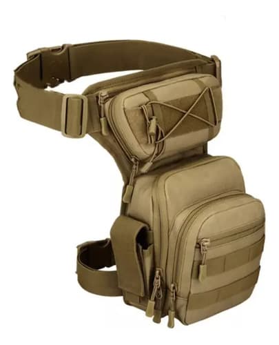 Riñonera Tactical Drop Leg - A Pedido_exkarg Negro X