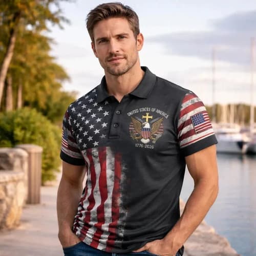 Chomba 250th Anniversary Patriotic Polo Mens - A Pedido Azul S 2