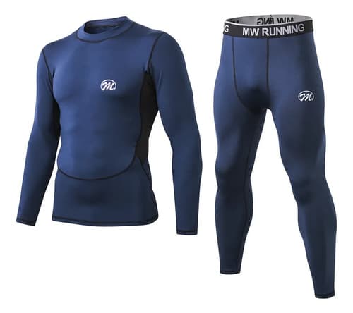 Conjunto De Ropa Interior Térmica Hombre - A Pedido S Azul 2