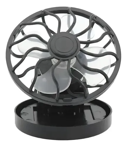 Ventilador Solar Para Gorra_exkarg Negro
