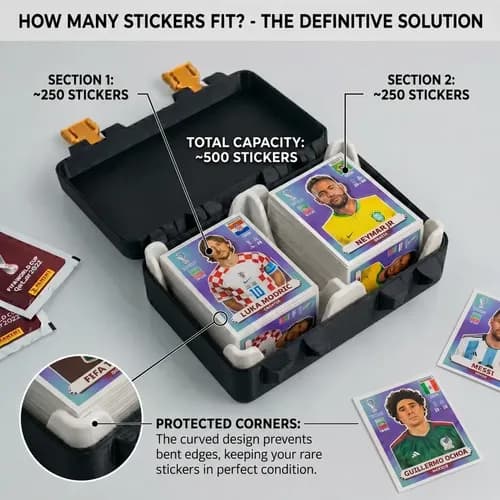 Caja Almacenamiento Figuritas Mundial 2026 - A Pedido X 3