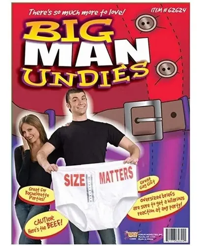 Calzoncillo Gigante De Broma - A Pedido_exkarg Blanco 2