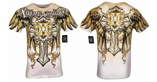 Remera Xtreme Couture Siren - A Pedido_exkarg Blanco Xxx 2