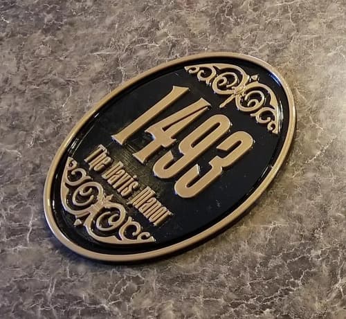 Placa De Direccion Personalizado 11  - A Pedido_exkarg Negro 4