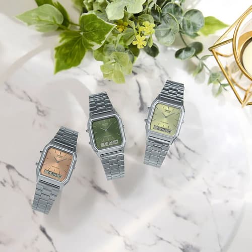 Reloj Casio Aq-230a - Edgy - Ø29,8mm - Unisex Malla 4a 4a 2