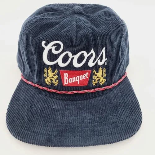 Gorra Coors Vintage Original - A Pedido_exkarg Azul Adulto Ajustable