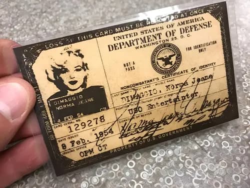 Licencia De 1954 Marylin Monroe Id - A Pedido_exkarg