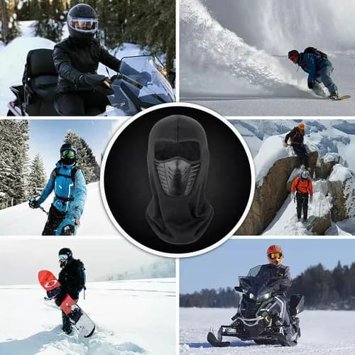 Balaclava Winter Aviator Trooper - A Pedido_exkarg Negro X 5