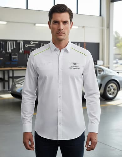 Camisa Bentley Motorsport Team - A Pedido_exkarg Blanco M