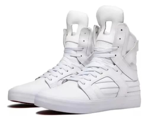 Botitas Supra Men's Skytopii - A Pedido_exkarg Blanco 34,5 Ar 3