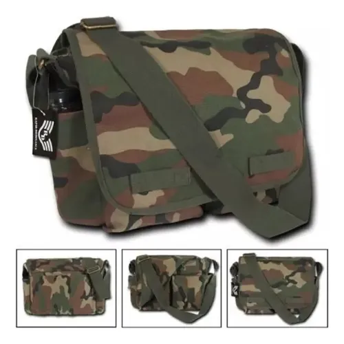 Cartera Morral Military Messenger - A Pedido_exkarg Marrón X 3